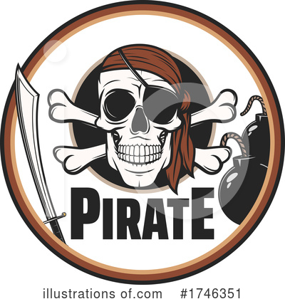 Royalty-Free (RF) Pirate Clipart Illustration by Vector Tradition SM - Stock Sample #1746351