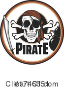 Pirate Clipart #1746351 by Vector Tradition SM