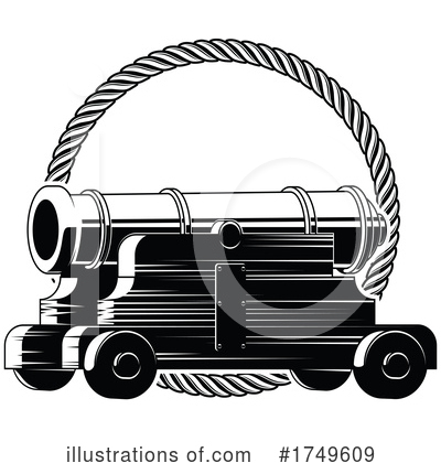 Cannon Clipart #1749609 by Vector Tradition SM