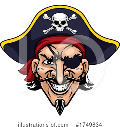 Royalty-Free (RF) Pirate Clipart Illustration by AtStockIllustration - Stock Sample #1749834
