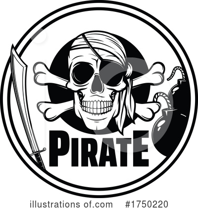 Royalty-Free (RF) Pirate Clipart Illustration by Vector Tradition SM - Stock Sample #1750220
