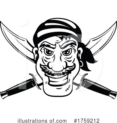 Royalty-Free (RF) Pirate Clipart Illustration by Vector Tradition SM - Stock Sample #1759212