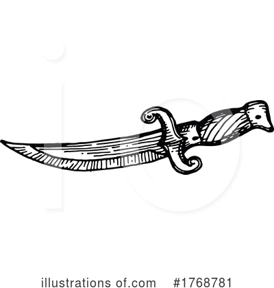 Sword Clipart #1768781 by Vector Tradition SM