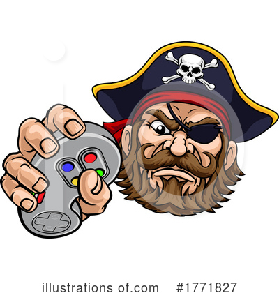 Royalty-Free (RF) Pirate Clipart Illustration by AtStockIllustration - Stock Sample #1771827