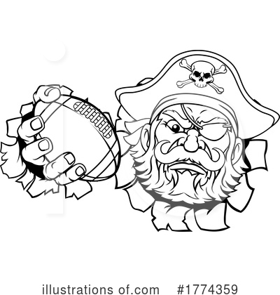 Royalty-Free (RF) Pirate Clipart Illustration by AtStockIllustration - Stock Sample #1774359