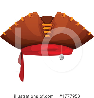 Pirate Hat Clipart #1777953 by Vector Tradition SM