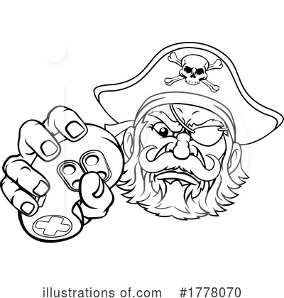 Royalty-Free (RF) Pirate Clipart Illustration by AtStockIllustration - Stock Sample #1778070