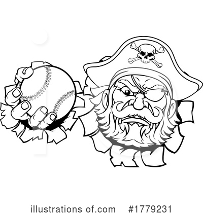 Royalty-Free (RF) Pirate Clipart Illustration by AtStockIllustration - Stock Sample #1779231