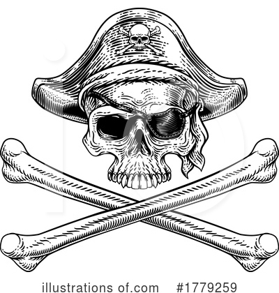 Royalty-Free (RF) Pirate Clipart Illustration by AtStockIllustration - Stock Sample #1779259