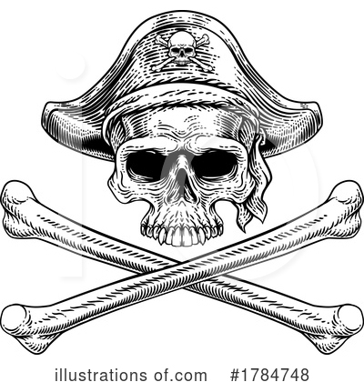 Royalty-Free (RF) Pirate Clipart Illustration by AtStockIllustration - Stock Sample #1784748