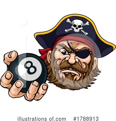 Royalty-Free (RF) Pirate Clipart Illustration by AtStockIllustration - Stock Sample #1788913