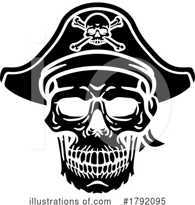 Pirate Hat Clipart #1792095 by AtStockIllustration
