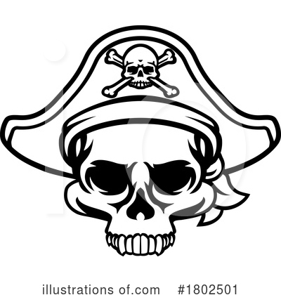 Pirate Hat Clipart #1802501 by AtStockIllustration