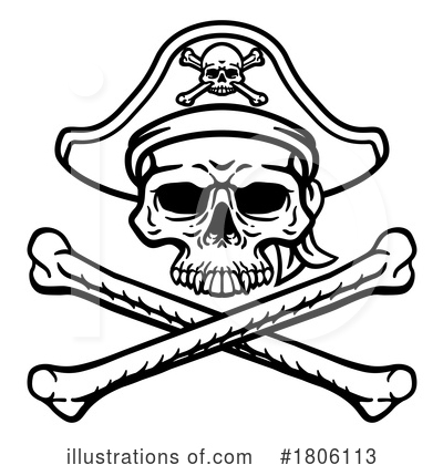 Pirate Hat Clipart #1806113 by AtStockIllustration
