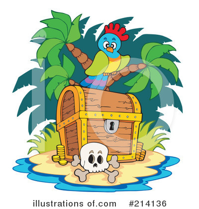 Royalty-Free (RF) Pirate Clipart Illustration by visekart - Stock Sample #214136