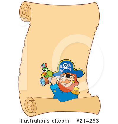 Royalty-Free (RF) Pirate Clipart Illustration by visekart - Stock Sample #214253