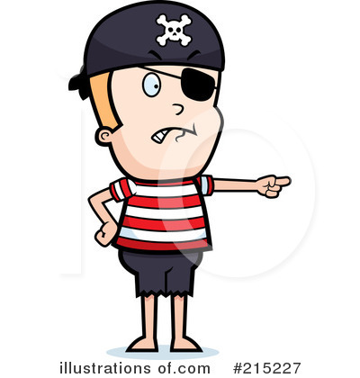Royalty-Free (RF) Pirate Clipart Illustration by Cory Thoman - Stock Sample #215227