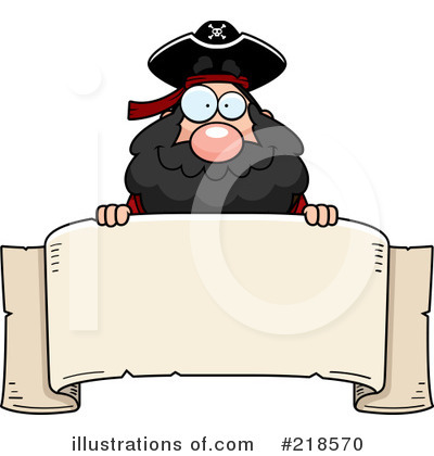 Royalty-Free (RF) Pirate Clipart Illustration by Cory Thoman - Stock Sample #218570