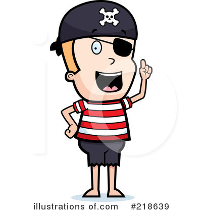 Royalty-Free (RF) Pirate Clipart Illustration by Cory Thoman - Stock Sample #218639
