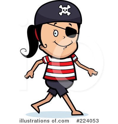 Royalty-Free (RF) Pirate Clipart Illustration by Cory Thoman - Stock Sample #224053