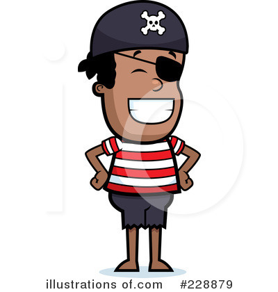 Royalty-Free (RF) Pirate Clipart Illustration by Cory Thoman - Stock Sample #228879