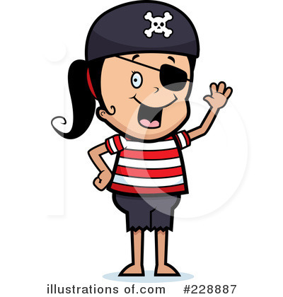 Royalty-Free (RF) Pirate Clipart Illustration by Cory Thoman - Stock Sample #228887