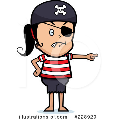 Royalty-Free (RF) Pirate Clipart Illustration by Cory Thoman - Stock Sample #228929