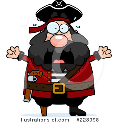Royalty-Free (RF) Pirate Clipart Illustration by Cory Thoman - Stock Sample #228998