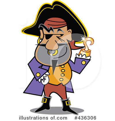 Royalty-Free (RF) Pirate Clipart Illustration by Andy Nortnik - Stock Sample #436306