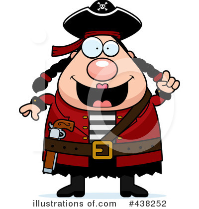 Royalty-Free (RF) Pirate Clipart Illustration by Cory Thoman - Stock Sample #438252
