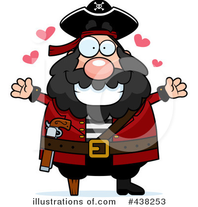 Royalty-Free (RF) Pirate Clipart Illustration by Cory Thoman - Stock Sample #438253