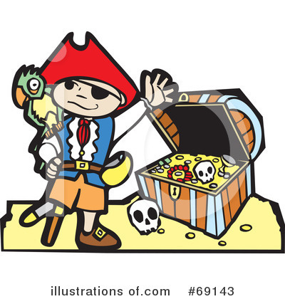 Royalty-Free (RF) Pirate Clipart Illustration by xunantunich - Stock Sample #69143