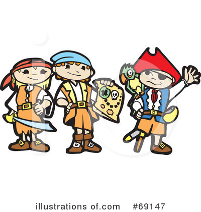 Royalty-Free (RF) Pirate Clipart Illustration by xunantunich - Stock Sample #69147