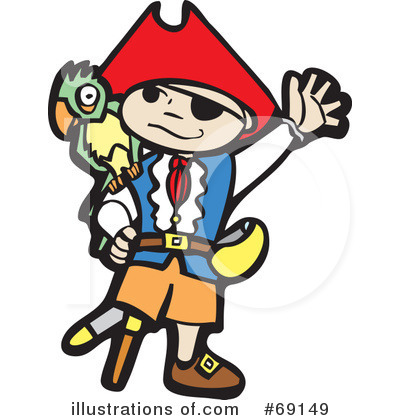 Royalty-Free (RF) Pirate Clipart Illustration by xunantunich - Stock Sample #69149