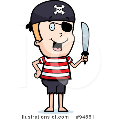 Royalty-Free (RF) Pirate Clipart Illustration by Cory Thoman - Stock Sample #94561