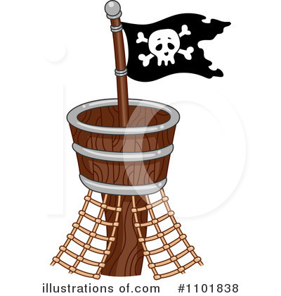 Royalty-Free (RF) Pirate Ship Clipart Illustration by BNP Design Studio - Stock Sample #1101838