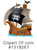 Pirate Ship Clipart #1318267 by visekart