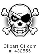 Pirate Skull Clipart #1432556 by Cory Thoman