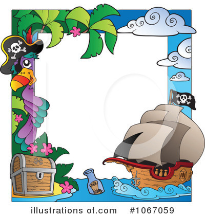 Royalty-Free (RF) Pirates Clipart Illustration by visekart - Stock Sample #1067059