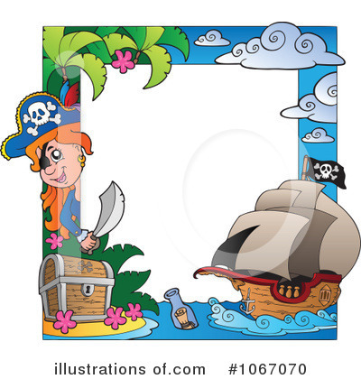 Royalty-Free (RF) Pirates Clipart Illustration by visekart - Stock Sample #1067070
