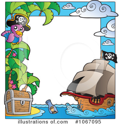 Royalty-Free (RF) Pirates Clipart Illustration by visekart - Stock Sample #1067095