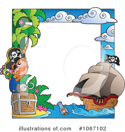 Royalty-Free (RF) Pirates Clipart Illustration by visekart - Stock Sample #1067102