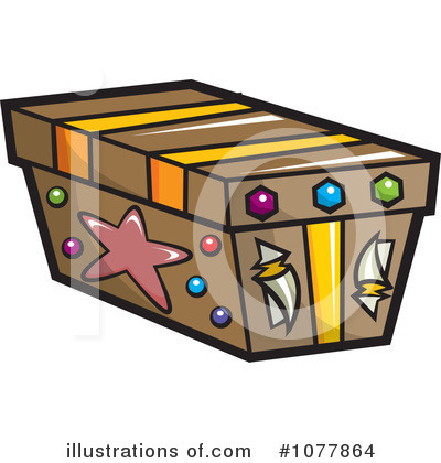 Treasure Chest Clipart #1077864 by jtoons