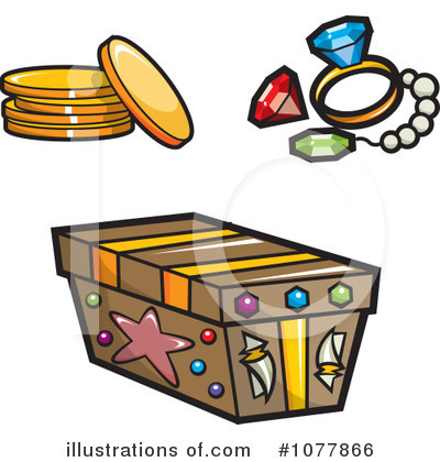 Treasure Chest Clipart #1077866 by jtoons