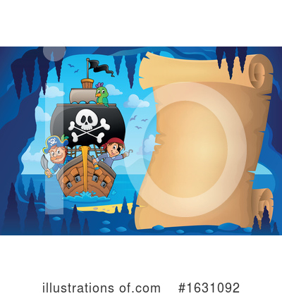 Royalty-Free (RF) Pirates Clipart Illustration by visekart - Stock Sample #1631092