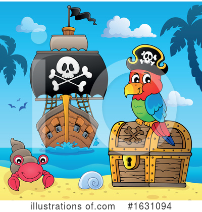 Royalty-Free (RF) Pirates Clipart Illustration by visekart - Stock Sample #1631094