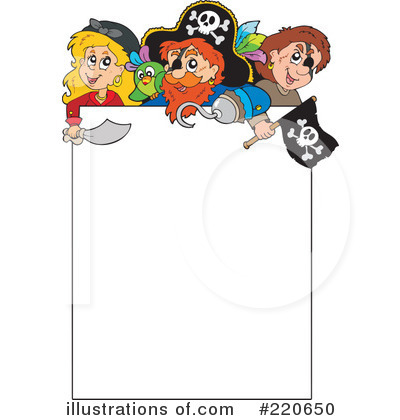 Royalty-Free (RF) Pirates Clipart Illustration by visekart - Stock Sample #220650