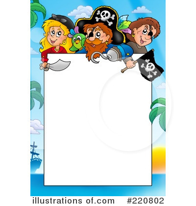 Royalty-Free (RF) Pirates Clipart Illustration by visekart - Stock Sample #220802