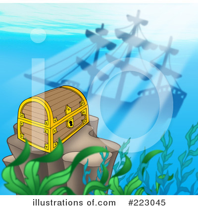 Royalty-Free (RF) Pirates Clipart Illustration by visekart - Stock Sample #223045