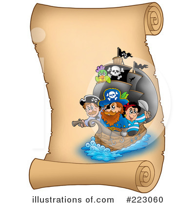 Royalty-Free (RF) Pirates Clipart Illustration by visekart - Stock Sample #223060